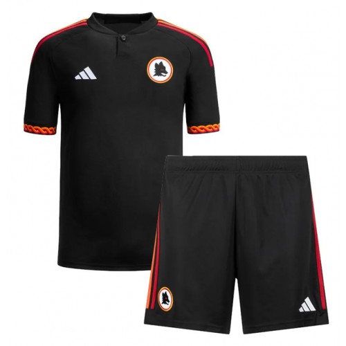 Maillot de foot AS Roma Andrea Belotti #11 Troisième enfant 2023-24 Manches Courte (+ pantalon court)